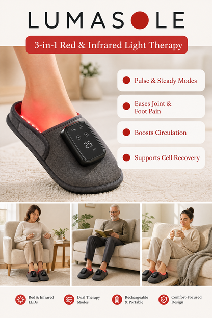 Lumasole Red Light Slippers