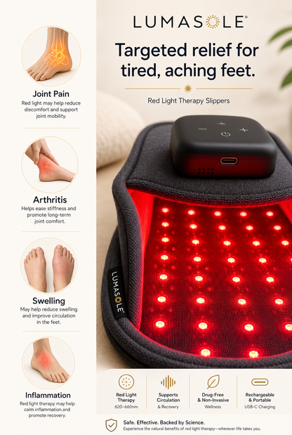 Lumasole Red Light Slippers